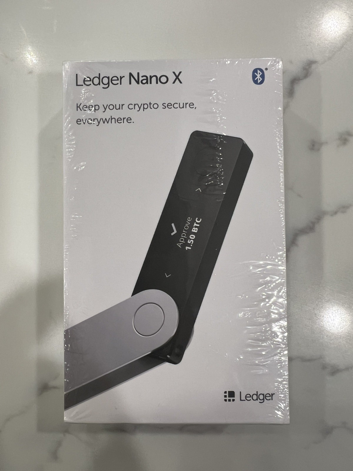 Ledger - Nano X Crypto Hardware Wallet - Bluetooth Enabled - NEW