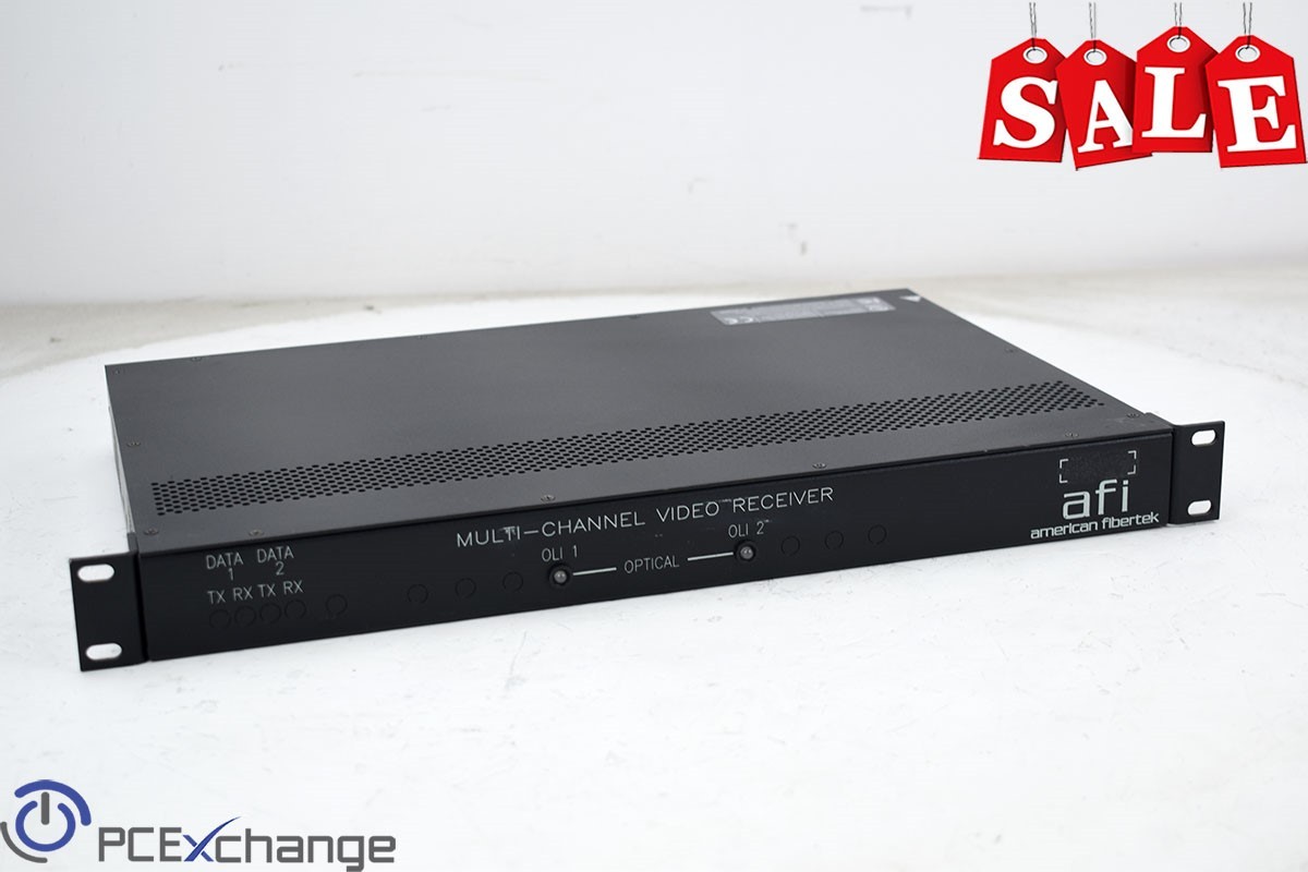 AFI American Fibertech MRX-8485 4 Channel Video Transmitter & Receiver
