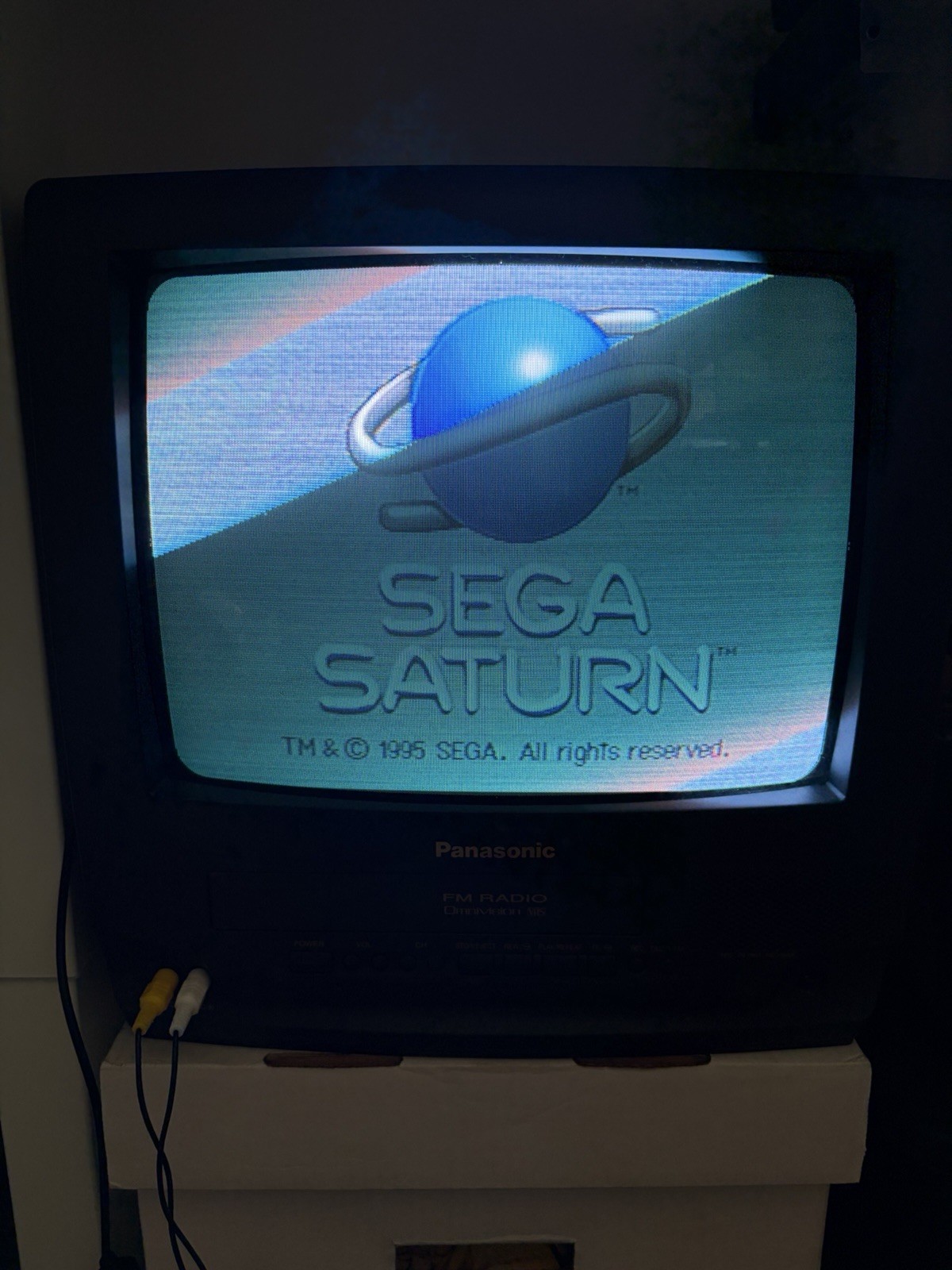 Sega Saturn Console W Controller All Cables AV Virtual Fighter 2 Tested CLEAN!!