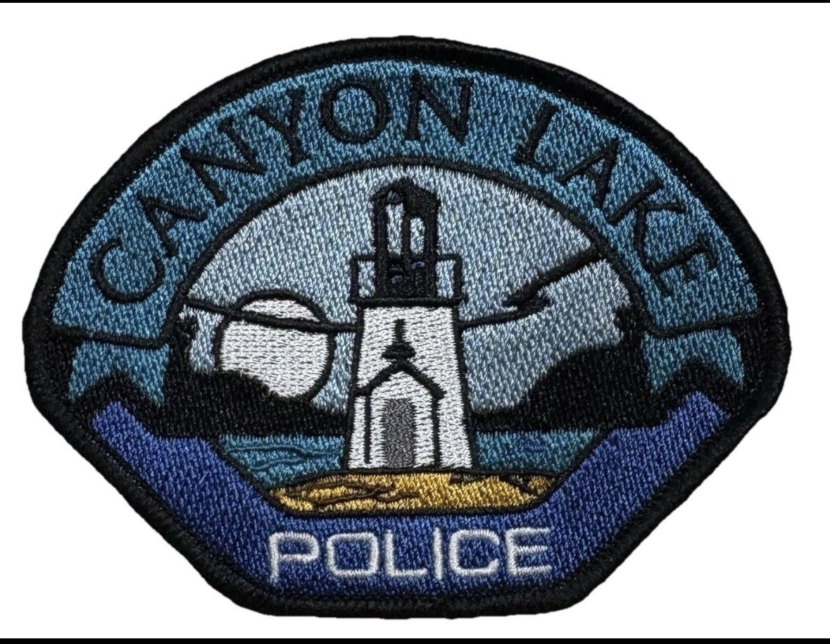 Canyon Lake Police Department Patch-New Design