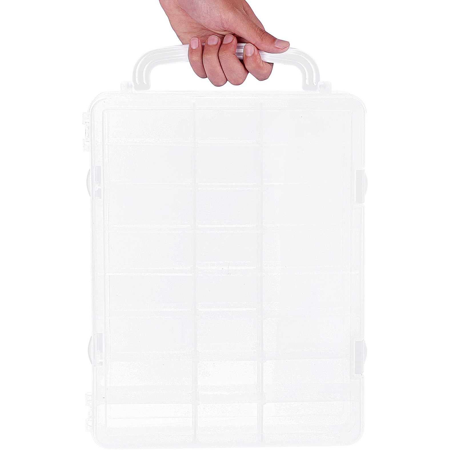 New brothread Double-Sided Storage 1x48 (Dividers Removable), Clear