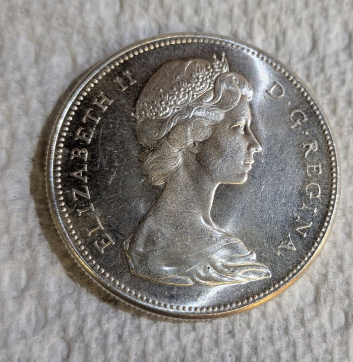 1867-1967 80% Silver Canadian Canada Silver Dollar Goose~Free Shipping~