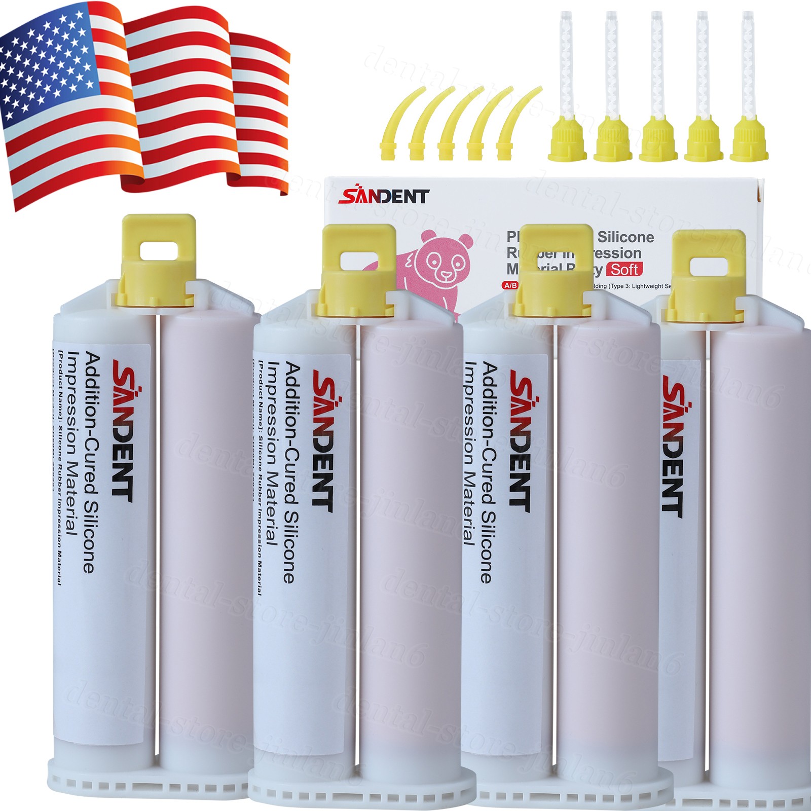 Impression Material Light Body Regular Set – 4 50ml cartridges