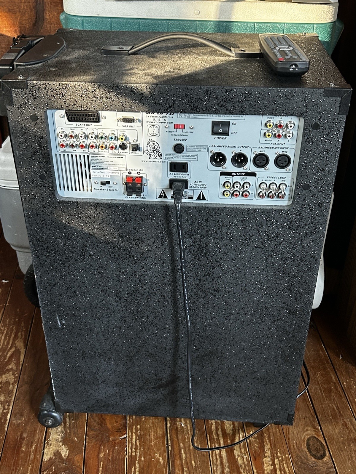 Vocopro Gig-Master Karaoke Multi-Format Player 100w Amplifier, Portable w/REMOTE