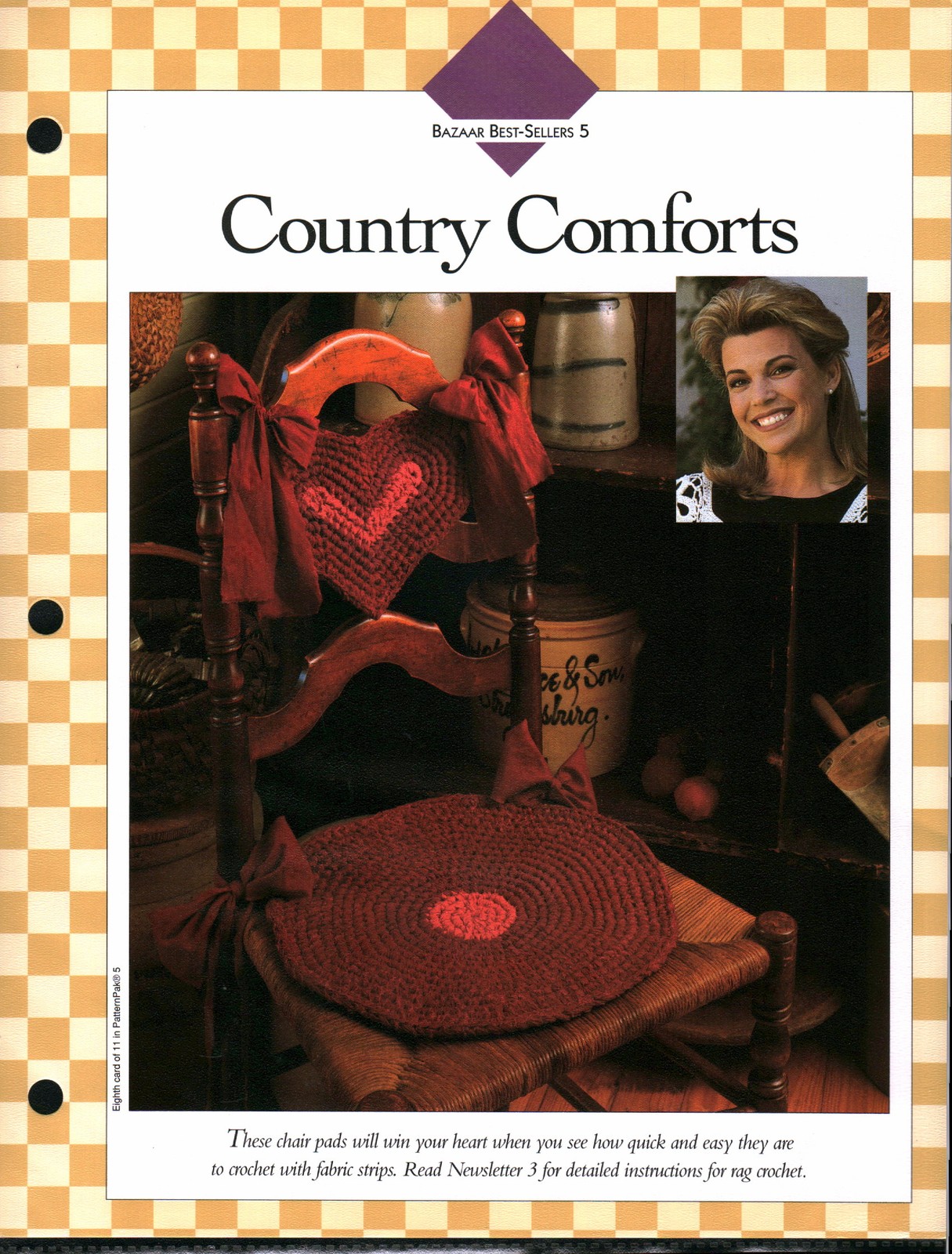 Country Comforts Chair Pad - Bazaar Besties 5 | Vanna Crochet Faves 85050-H