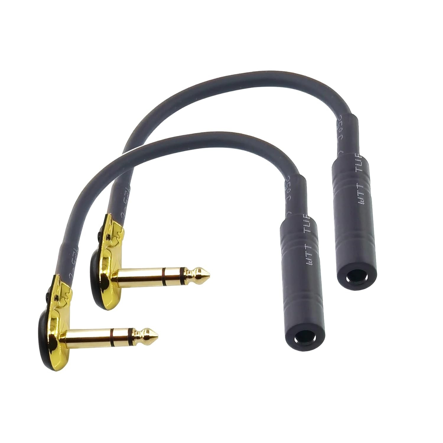 Right Angle 6.35 mm Male to Female Adapter Gold Plated ¼ inch ts ts...