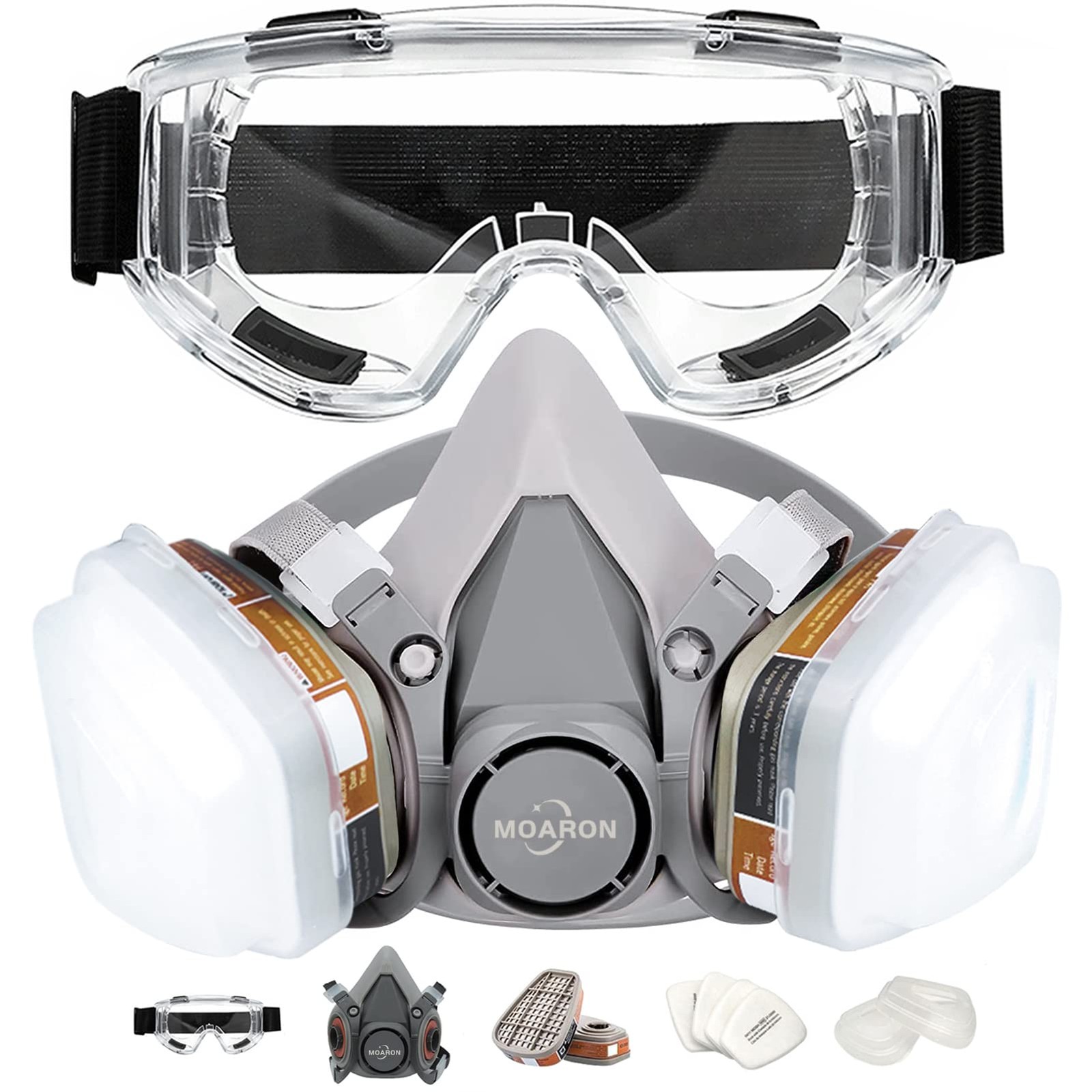 Reusable Half Face Cover Set, Half Face Respirаtor, Personal Protective Equip...