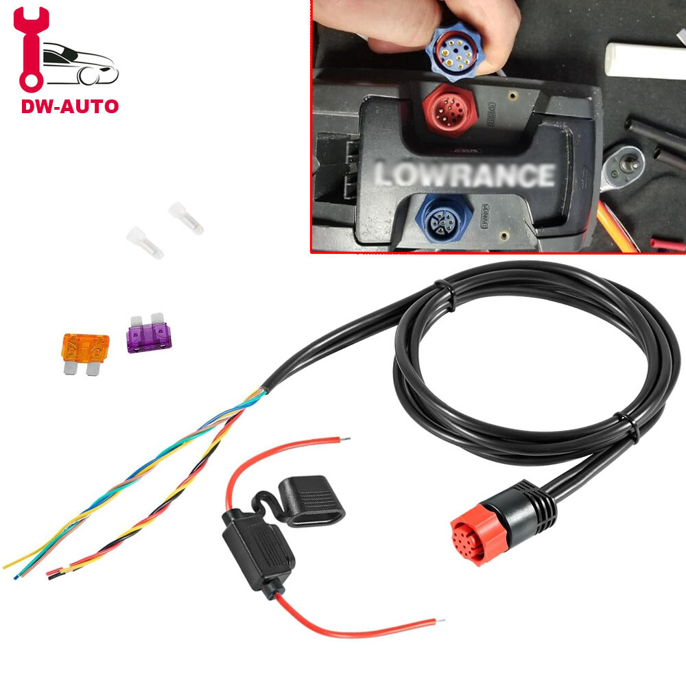 000-0127-49 Power/Data Cable Replacement Fit for Lowrance All HDS PC-30-RS422