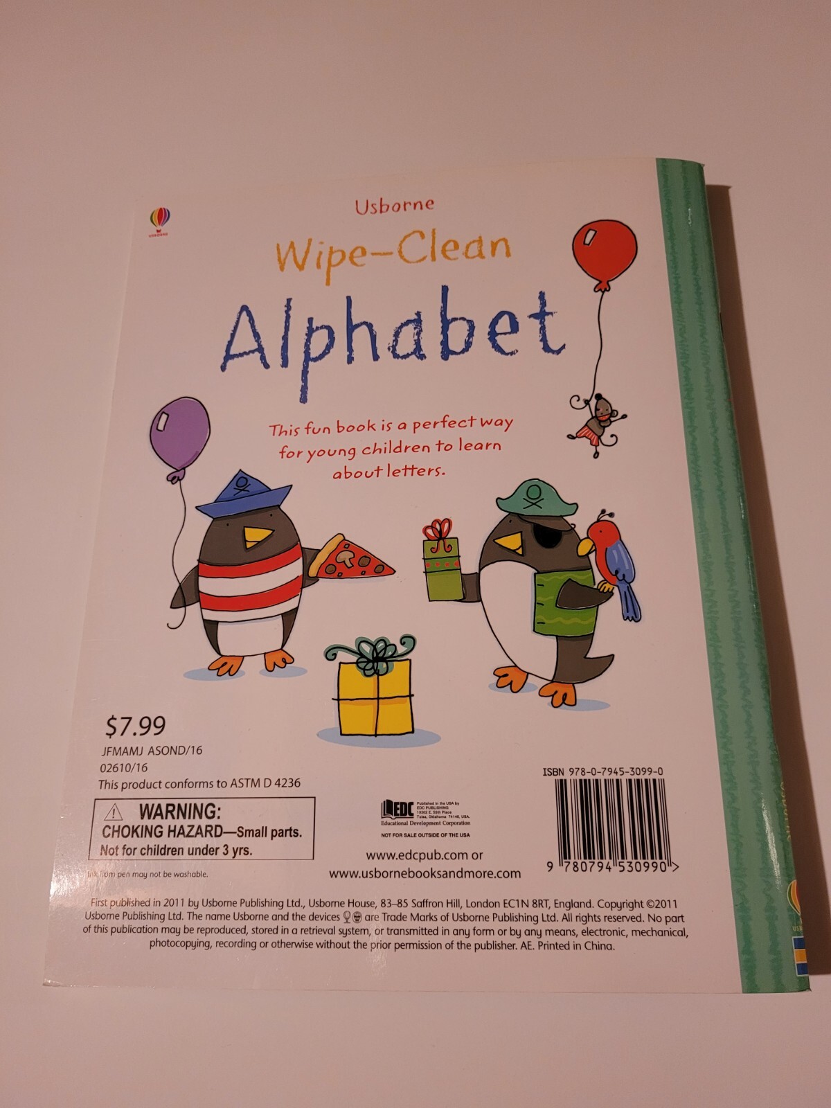 Usborne Wipe-Clean Books
