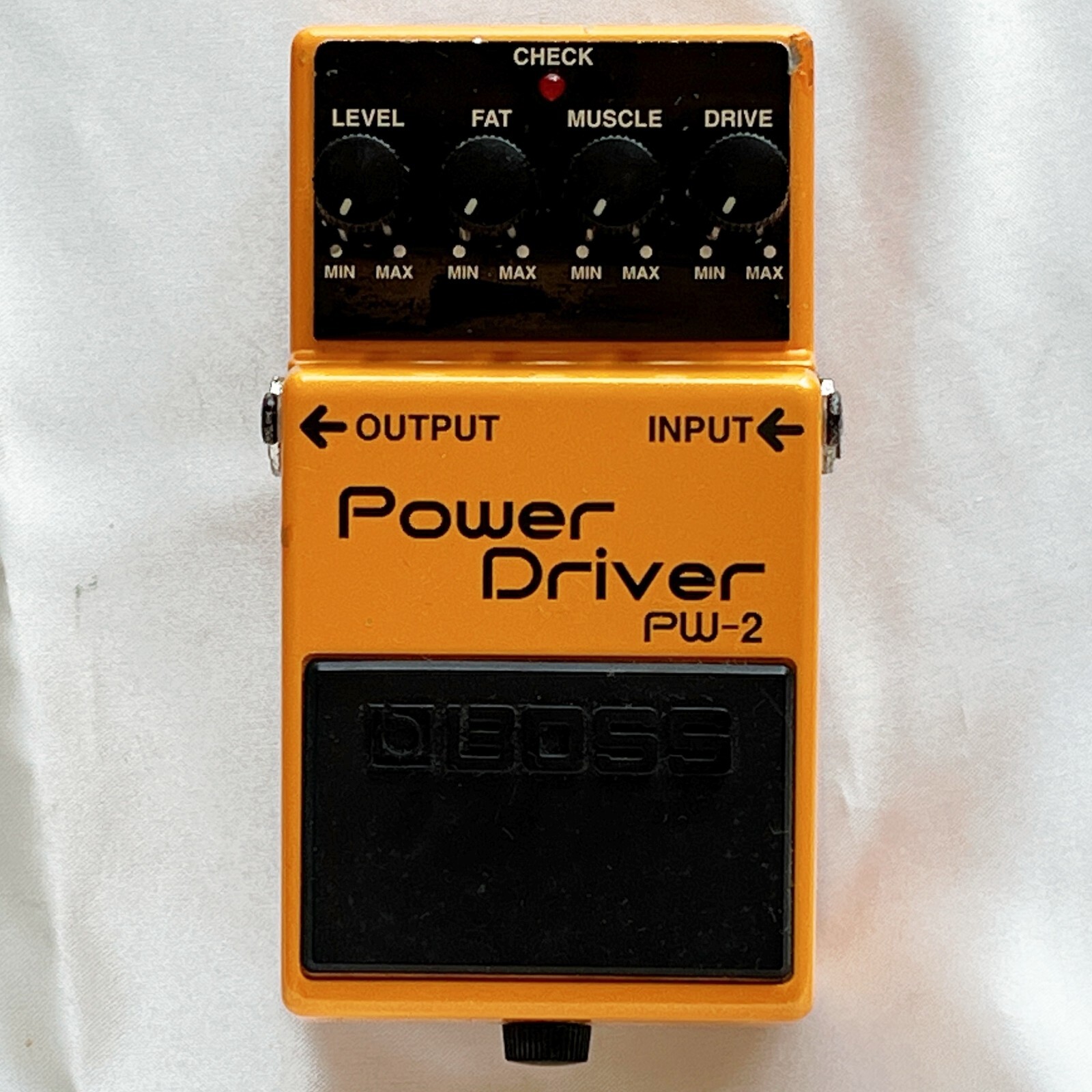 BOSS PW-2 1996 W/Box Power Driver Vintage Guitar Effect Pedal MIT PSA Tested