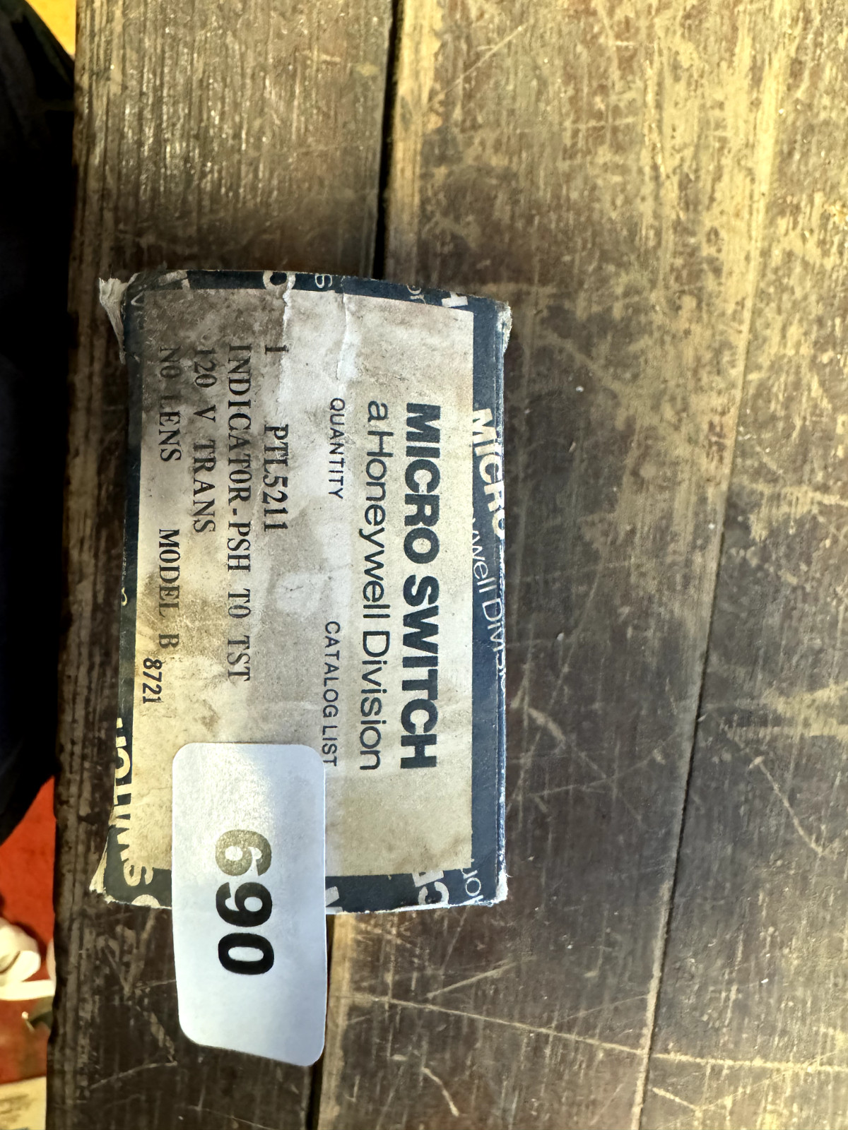 HONEYWELL PTL5211 Micro Switch