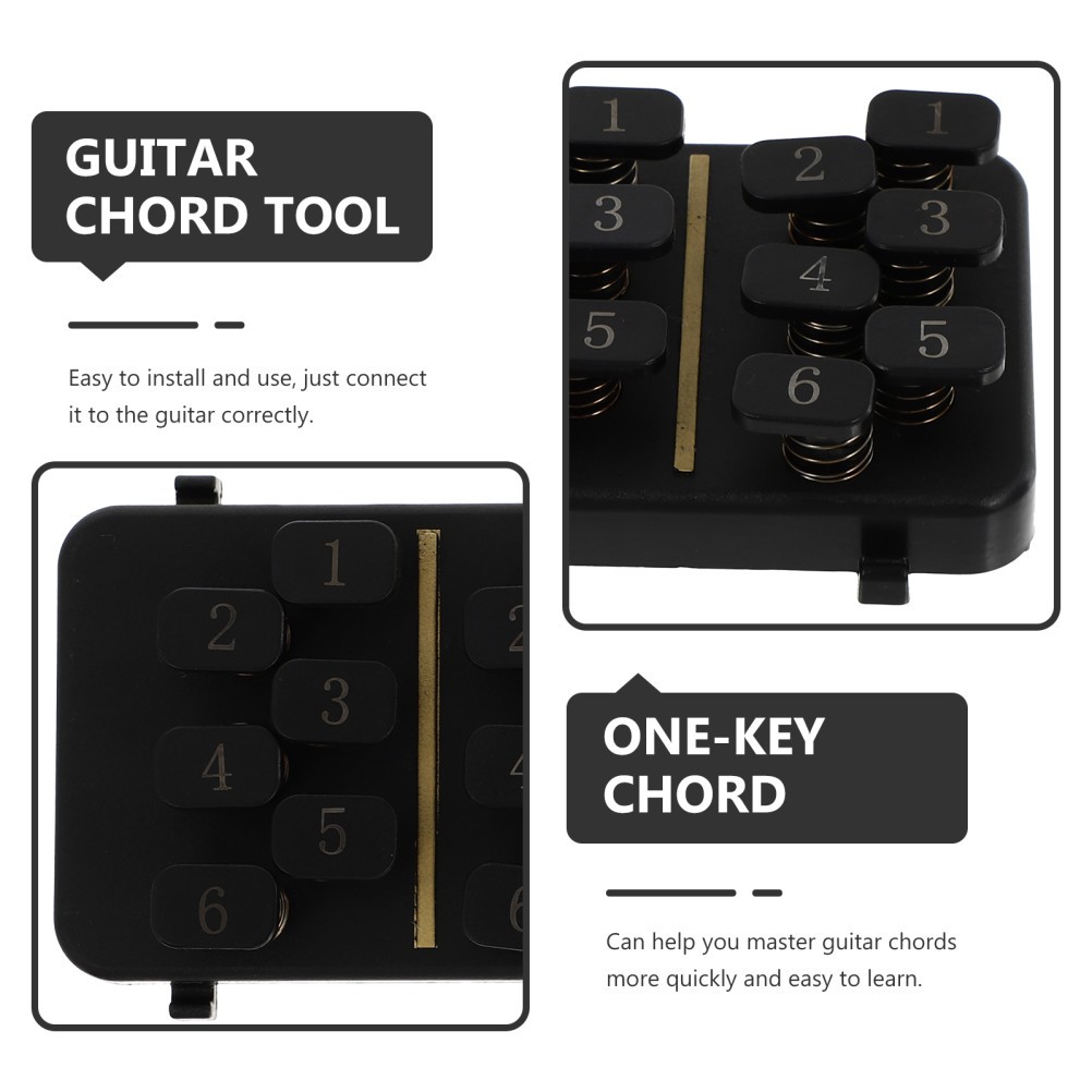 2 Pcs Guitar Chord Assisted Tool Practice Starter Learning Finger Helper