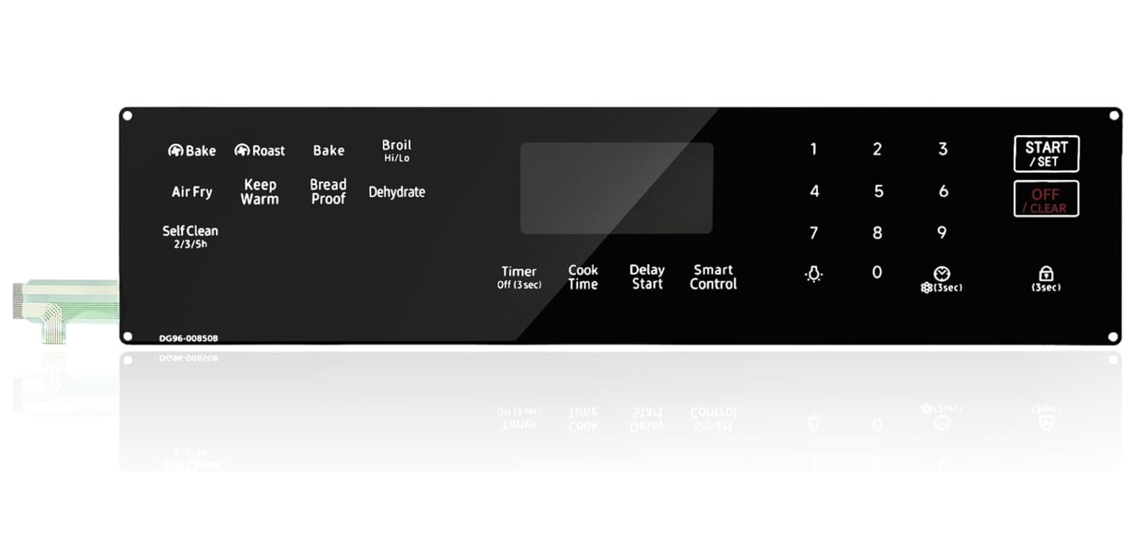 DG96-00850B Range Membrane Switch Touchpad Control Panel For Samsung Gas Ovens