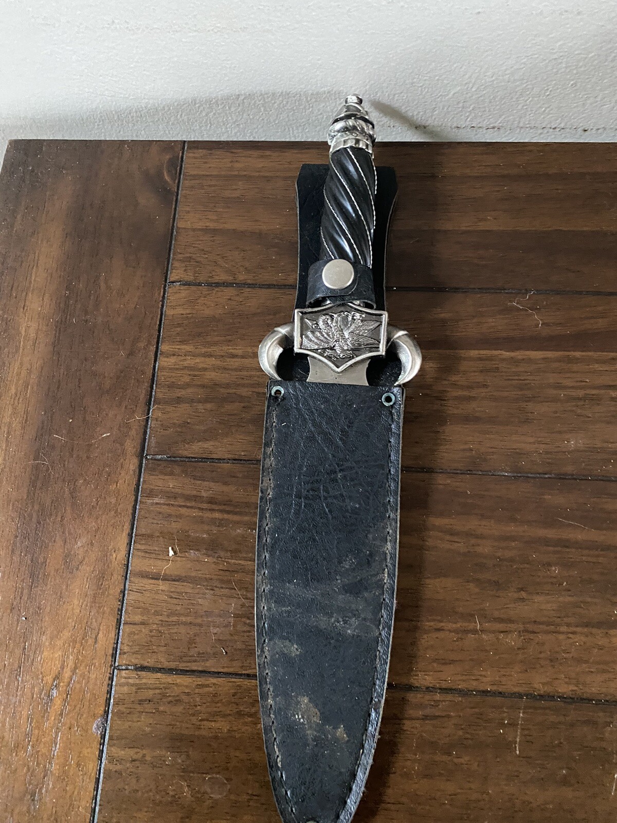 Double Dragon Claw Dagger + Sheath, Athame, Wiccan Pagan Ritual