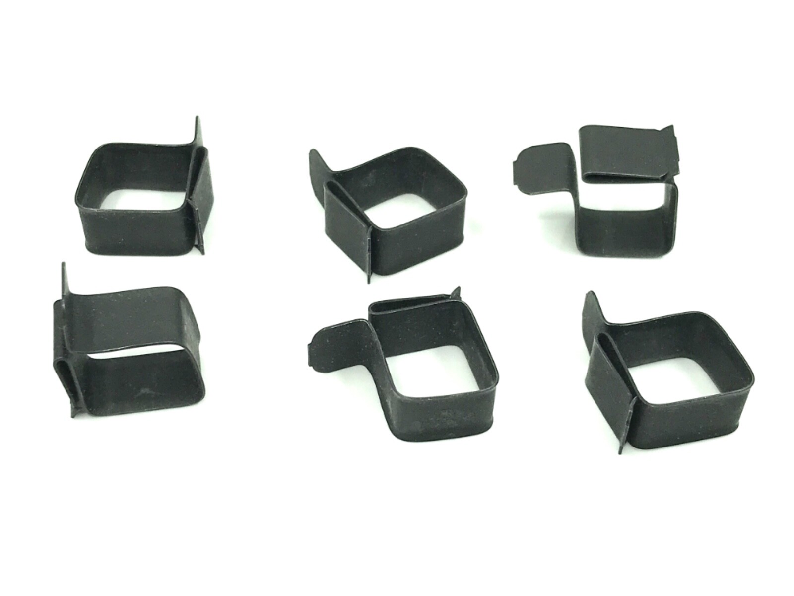 dash taillight engine trunk battery harness clips clamp fits GM 6pcs black wc3
