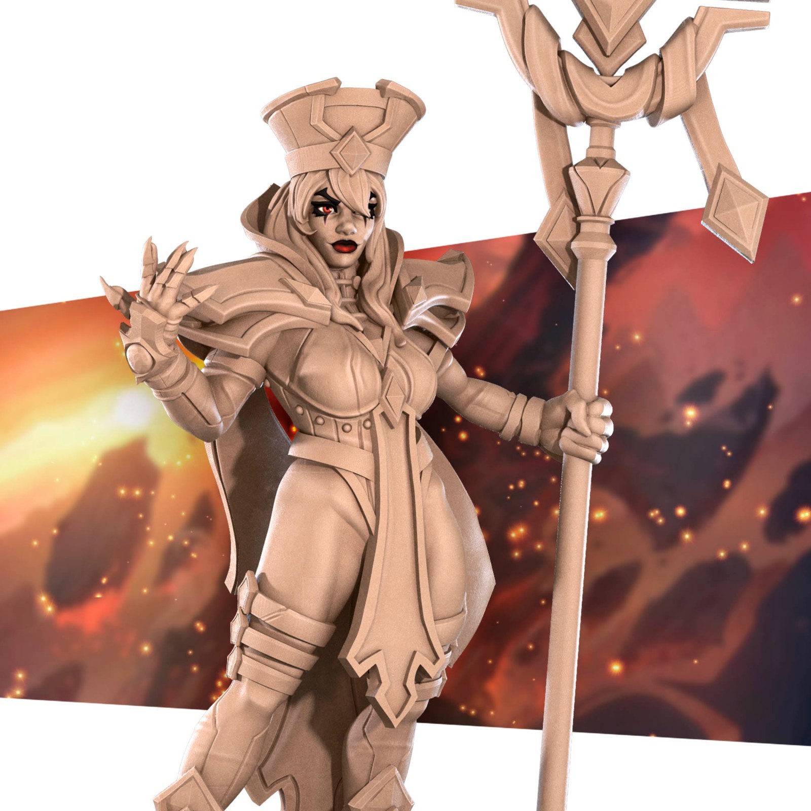Whitemane Pinup SFW - High Inquisitor - Bite the Bullet - Dungeons and Dragons