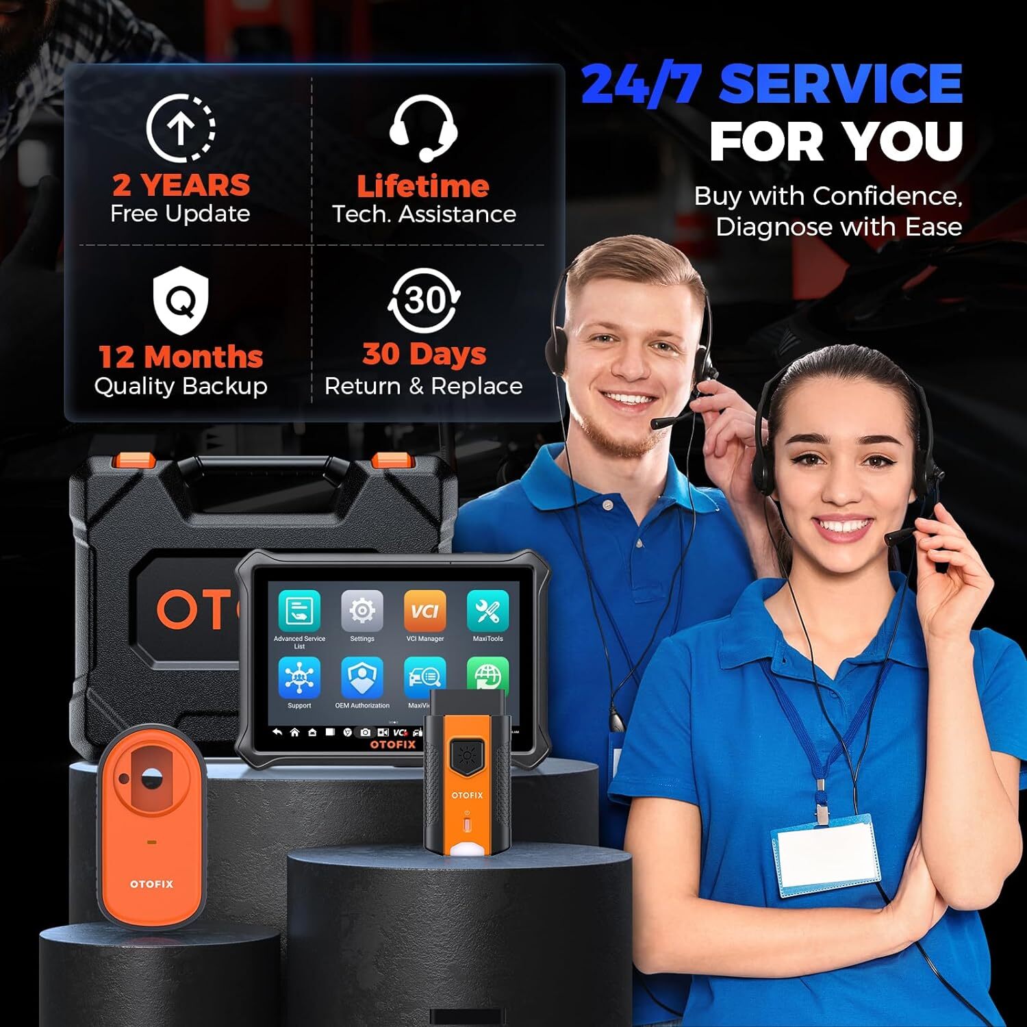 2024 OTOFIX IM1 IMMO Kёy F0B Programming Tool Car Full System Diagnostic Scanner