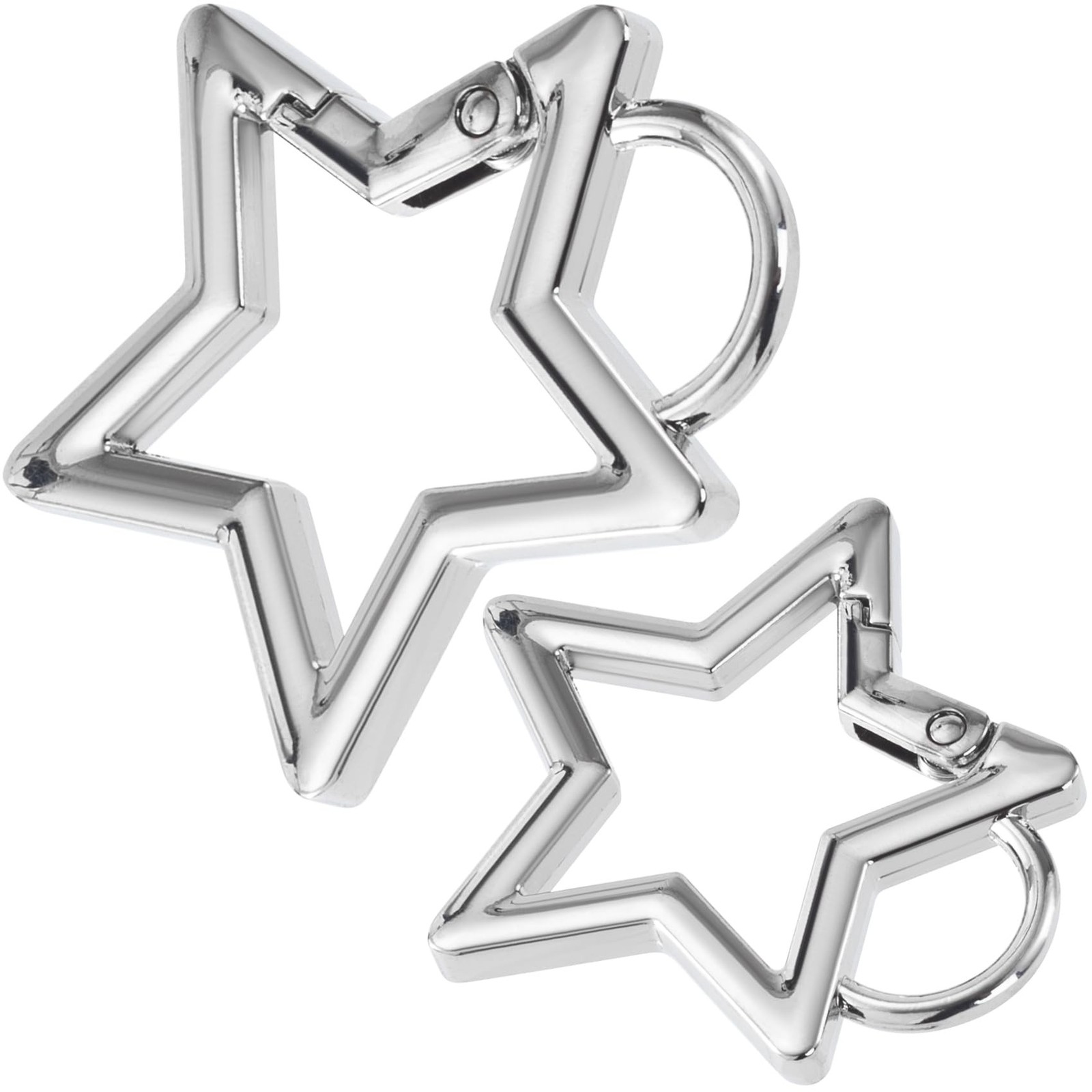 Pndeyo Star Carabiner, Heavy Duty Star Spring Snap Hook Keyring, Zinc Alloy K...