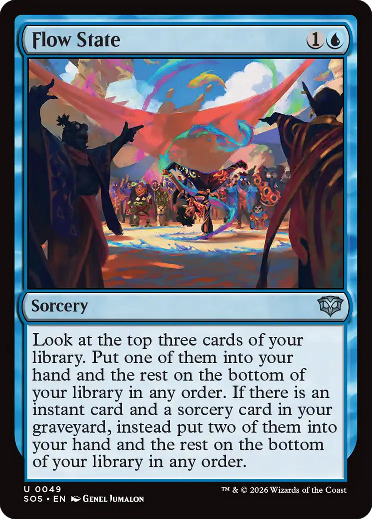 x4 Flow State SOS Secrets of Strixhaven MTG 49 M/NM 4x
