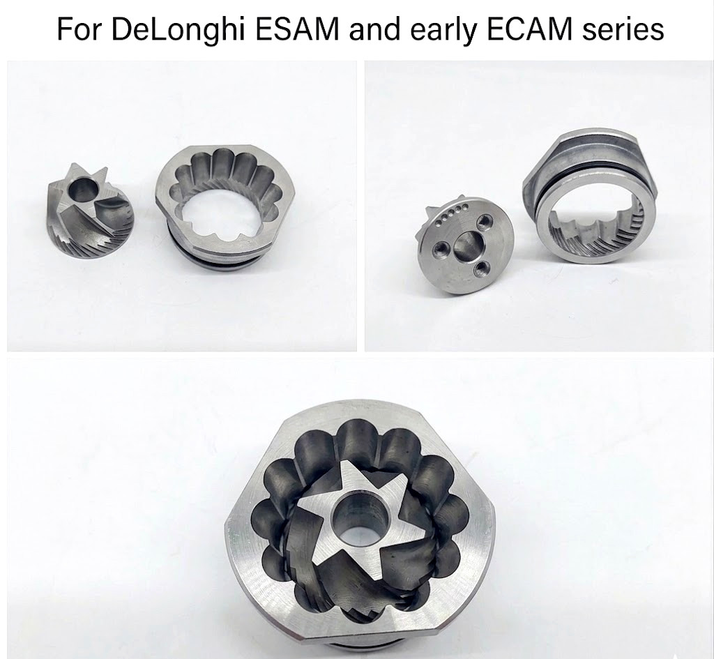 Delonghi Grinder Burrs Conical Set Replacement For ESAM and early ECAM series