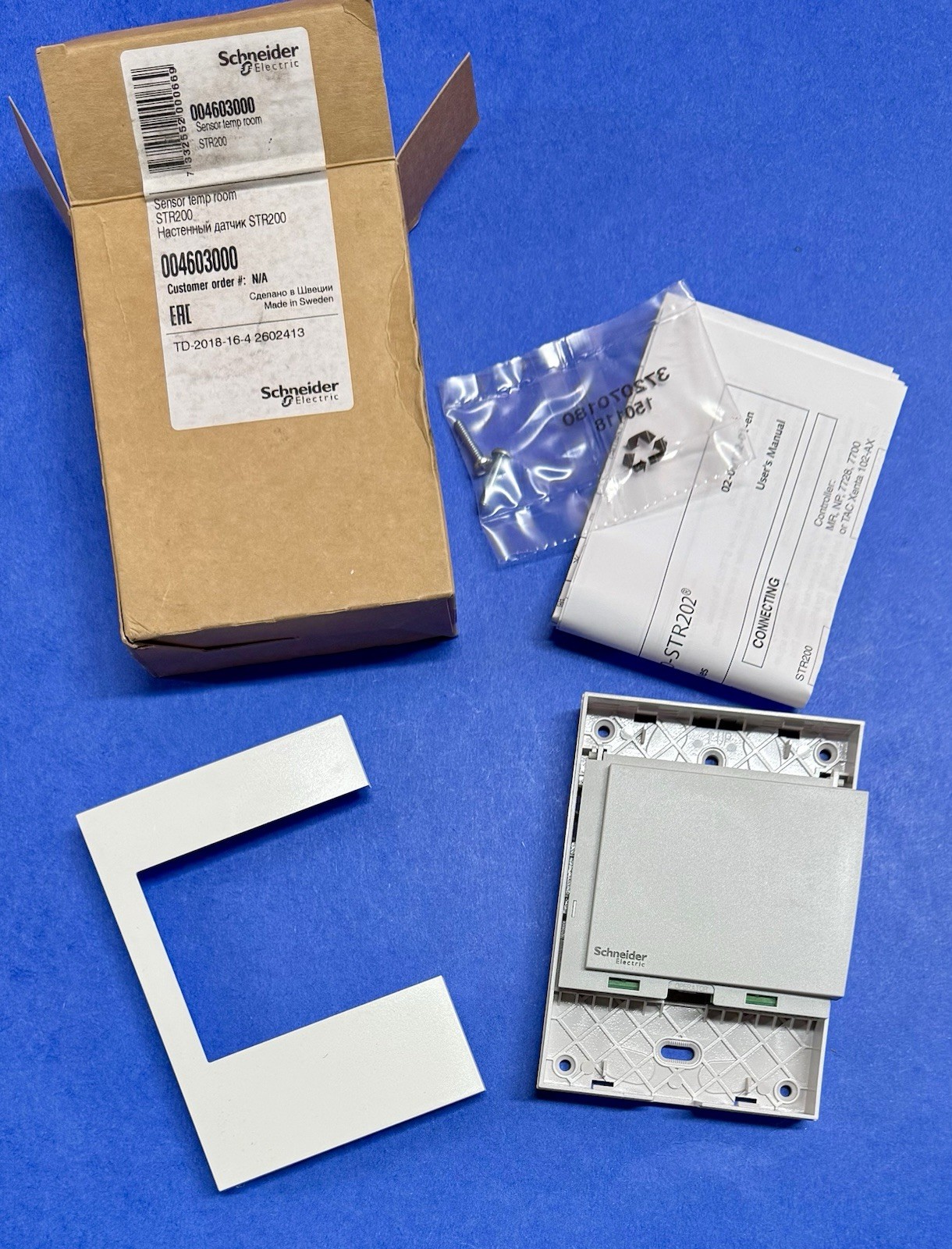 TAC Schneider Electric Sensor Temp Room STR200