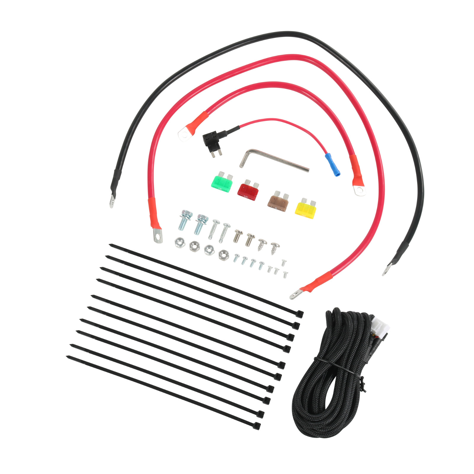 Auxpower A24 4 Gang RGB Backlit Switch Panel Automatic Dimming 3 Lighting Modes