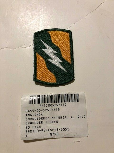 155th Armored Brigade U.S. Army Shoulder Patch Insignia