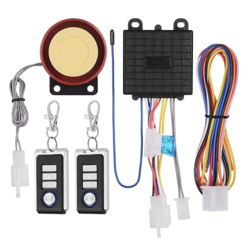 DC12V Motorcycle Anti-Theft Alarm Security System Remote Control Engine Start