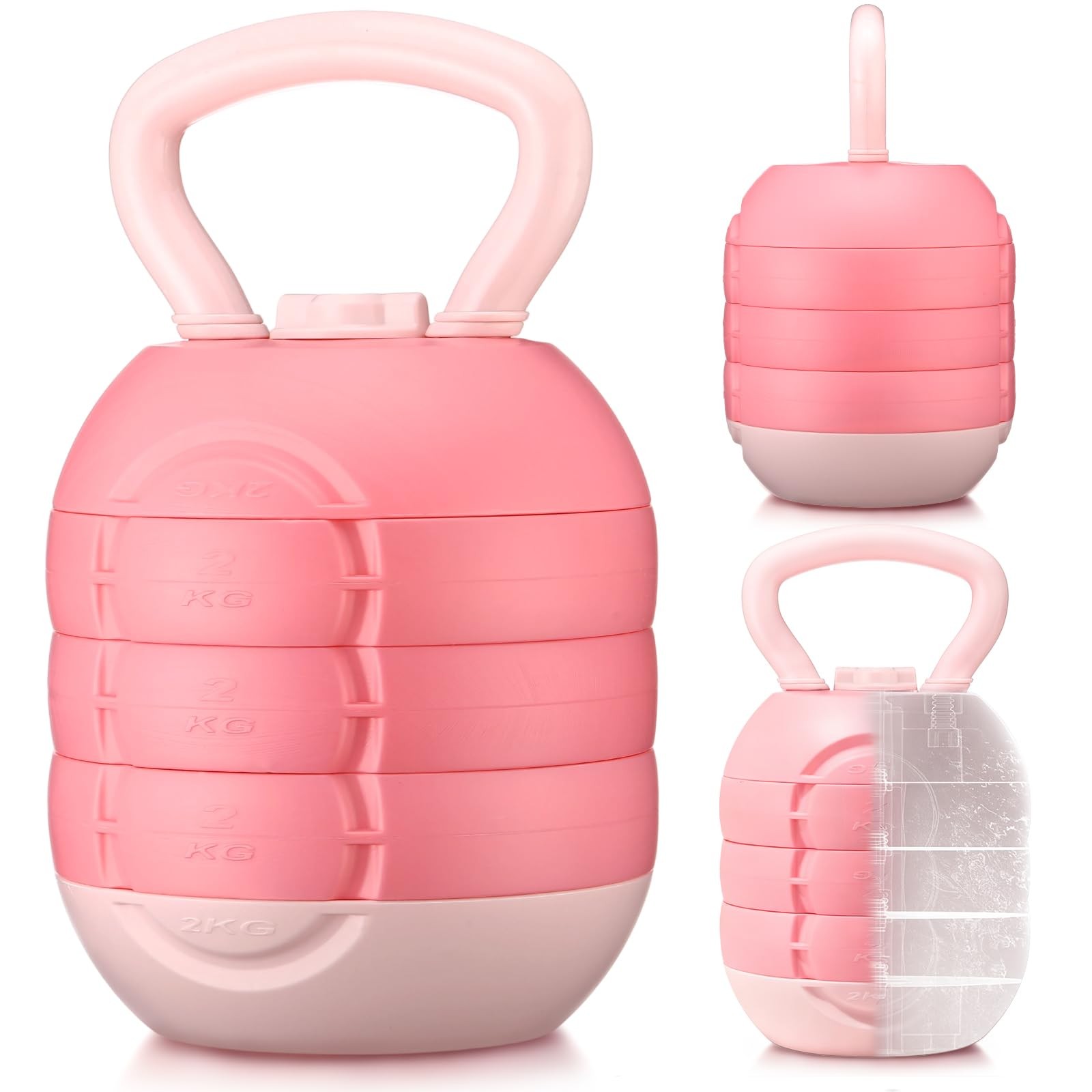 Adjustable Water Filled Kettlebell 5/8/13/17/22 lb Water Filled Kettlebells W...