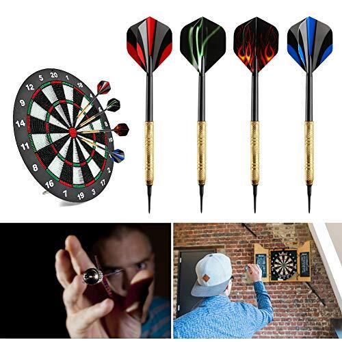 12Pc Darts Plastic Tip 14G Plastic Tipped Dart with 36 Extra 2BA Replacement Tip