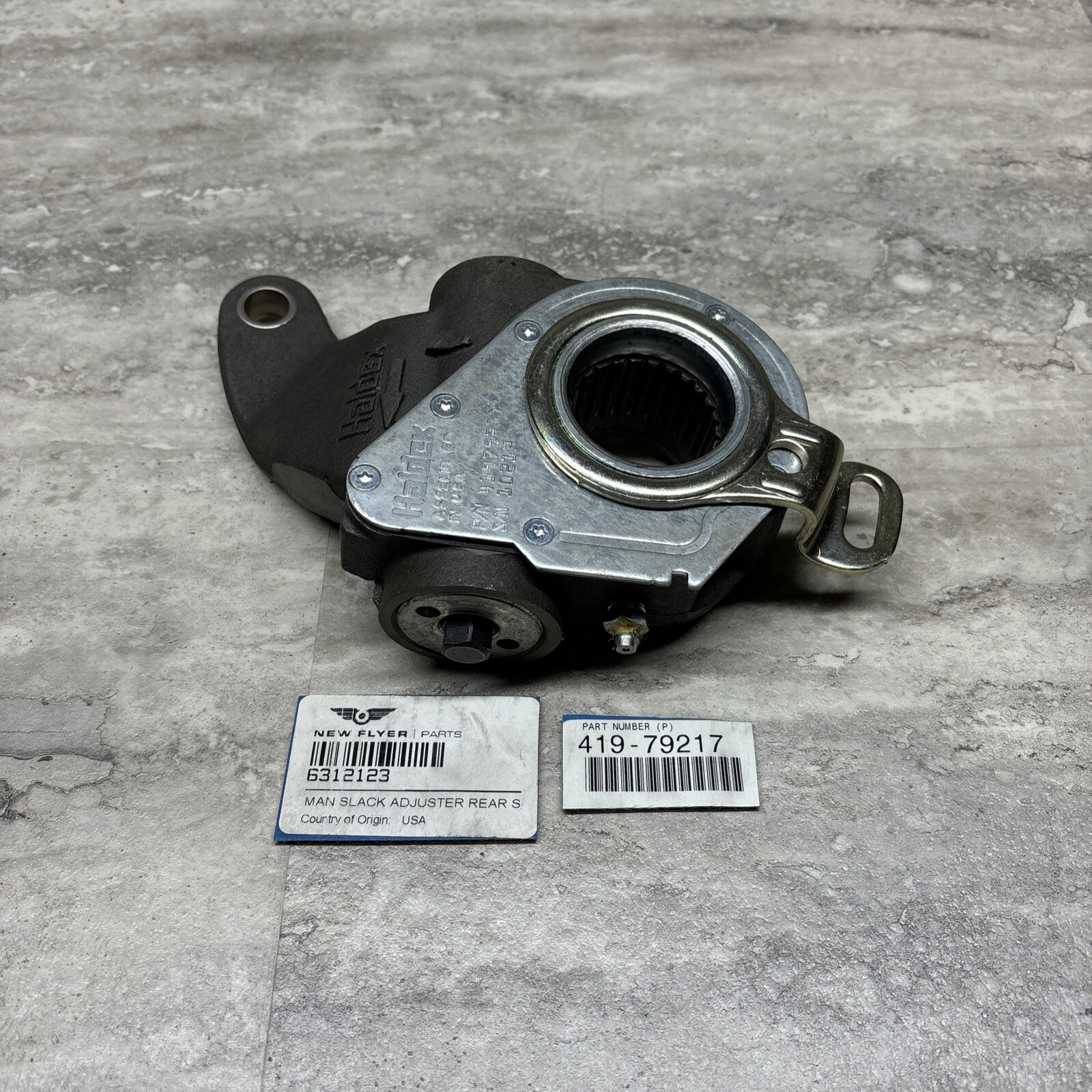 Haldex 419-79217 Automatic Brake Slack Adjuster, New Flyer P/N 6312123, New