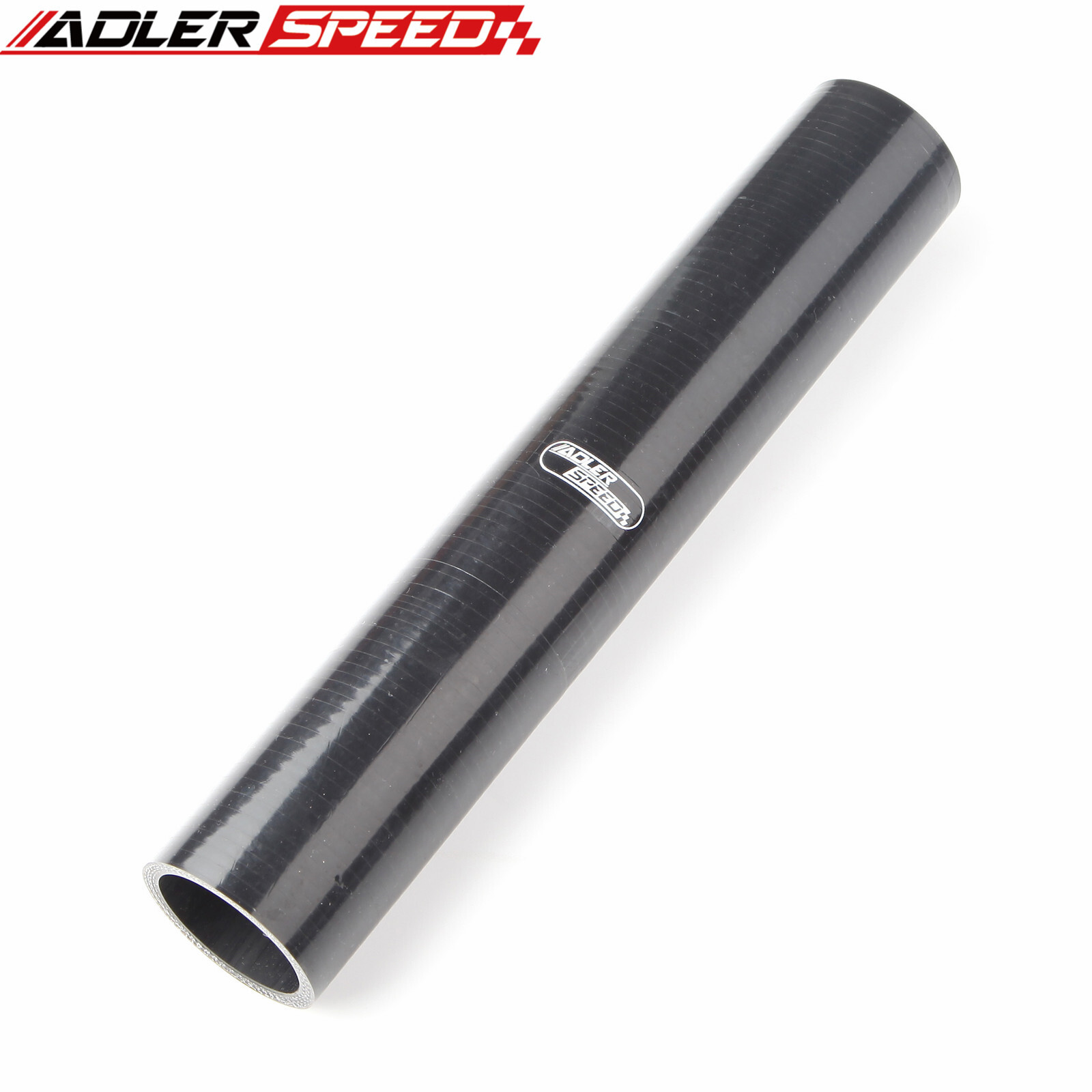 Silicone Hose Air Intake Turbo Tube Coupler 1.75" ID 12" length Straight Black