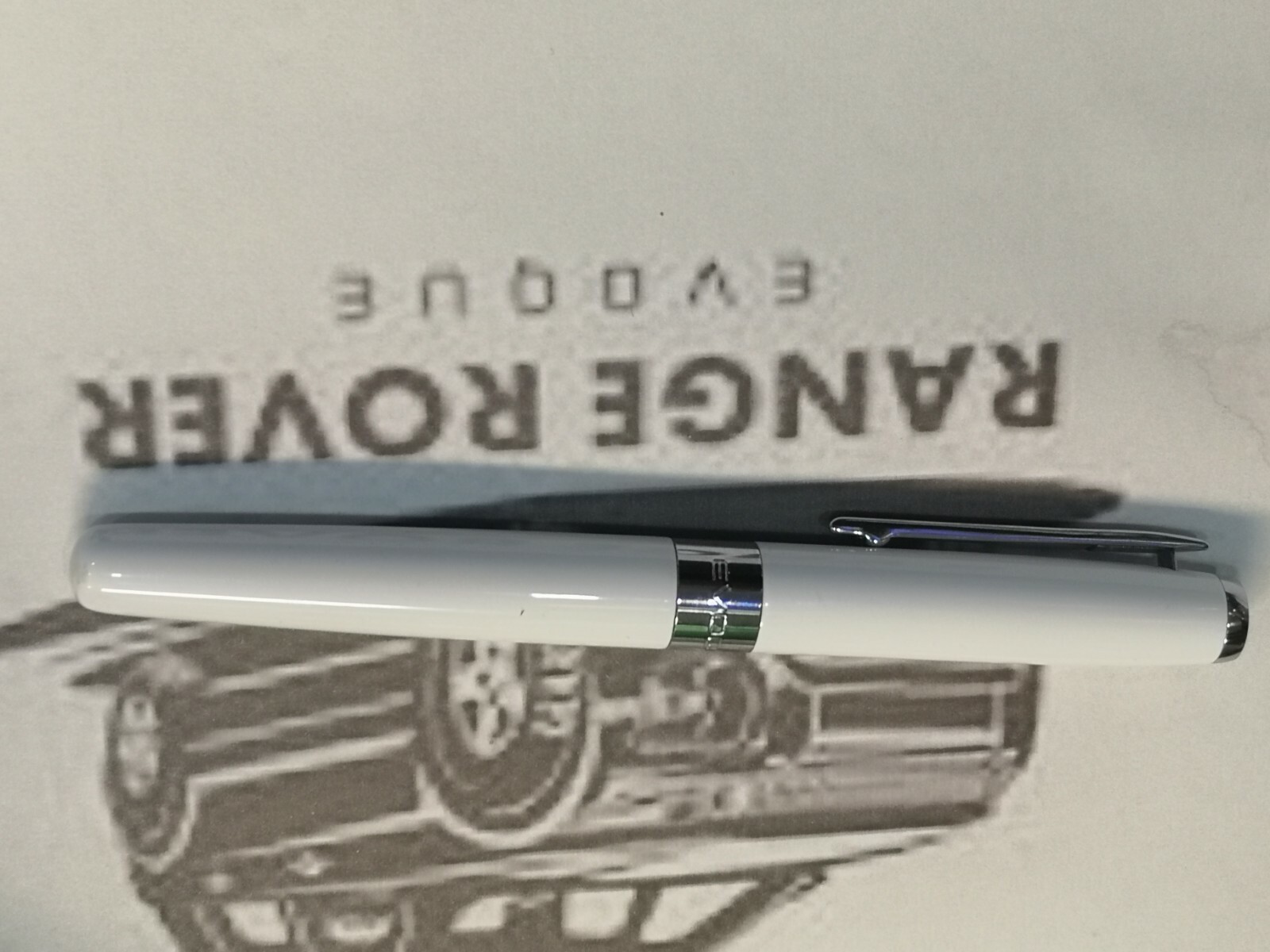 RANGE ROVER EVOQUE Collection Roller Ball point Pen New Genuine Black & Blue ink