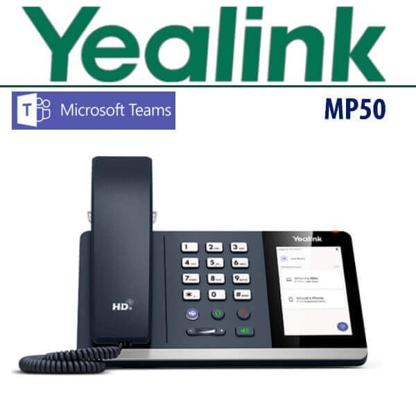 Yealink MP50 USB Teams Yealink High-Definition Audio IP Phones - Black
