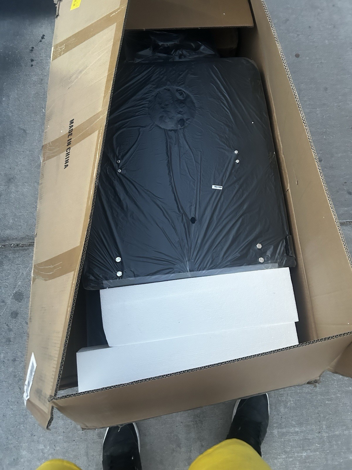 Black Faux Leather massage table