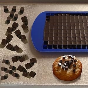 Silicone Mini Ice Cube Trays 2 Pack, 160 Small Ice Cube Molds Easy Release