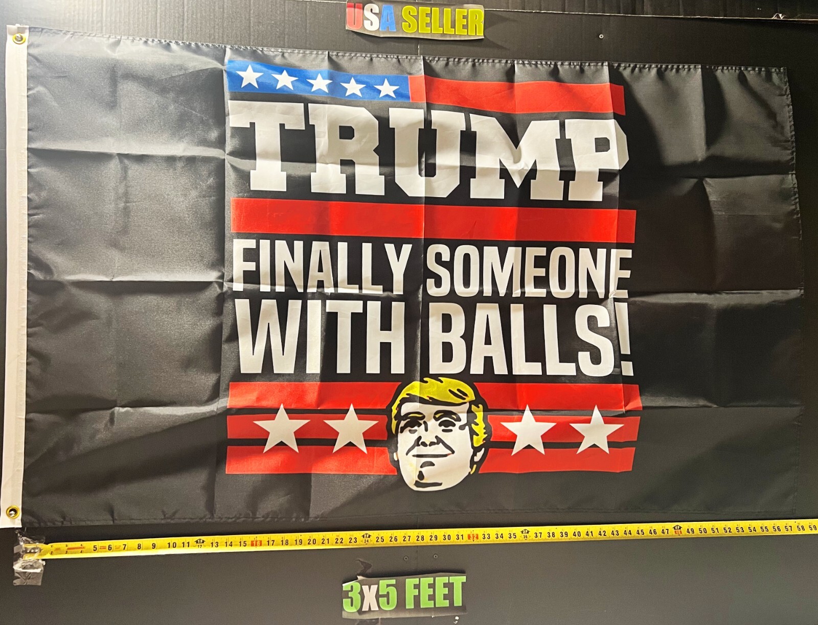 Donald Trump Flag FREE USA SHIP FSWB Desantis Save America Vivek USA Sign 3x5