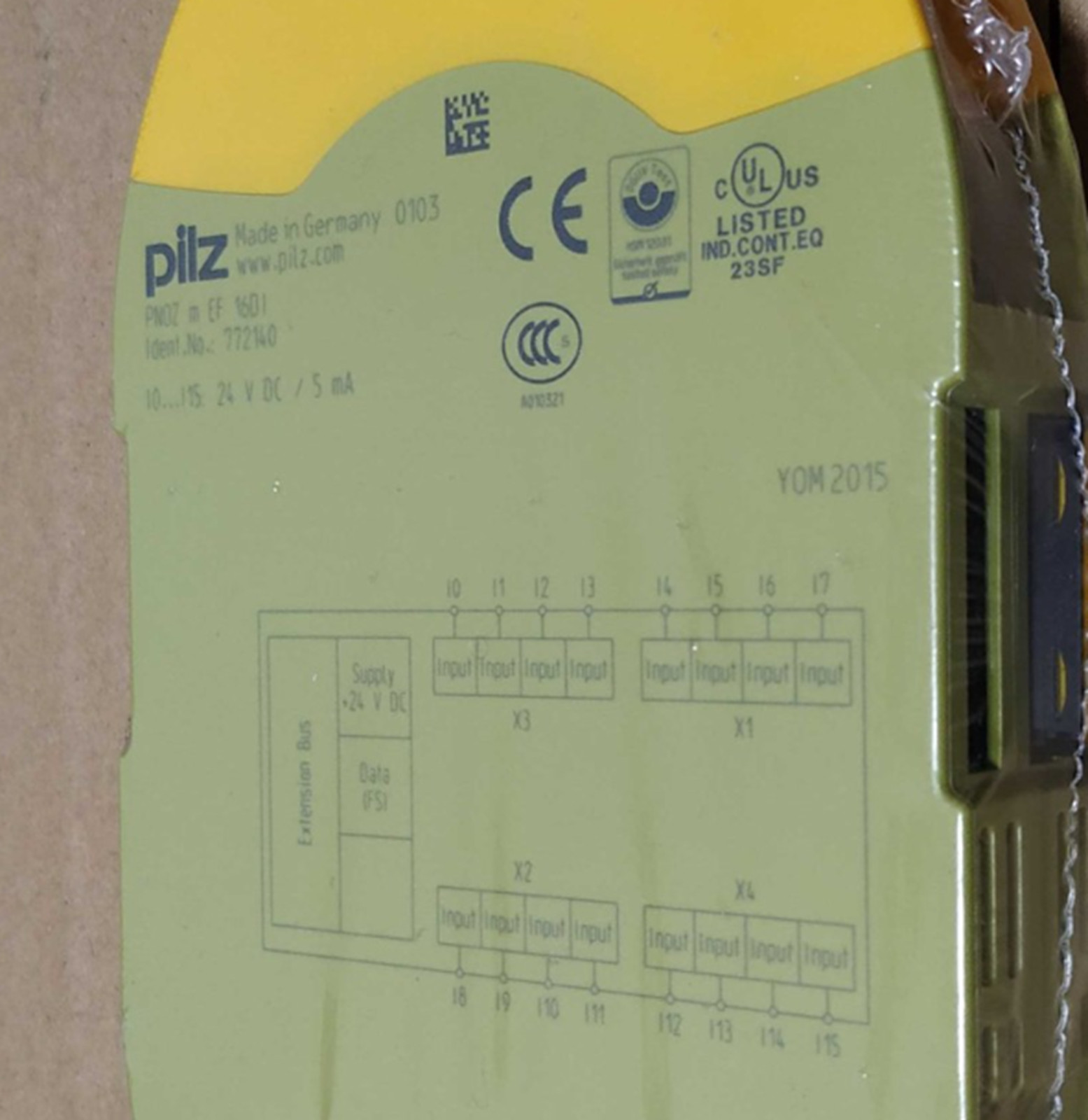NEW Pilz 772140 PNOZ m EF 16DI Module