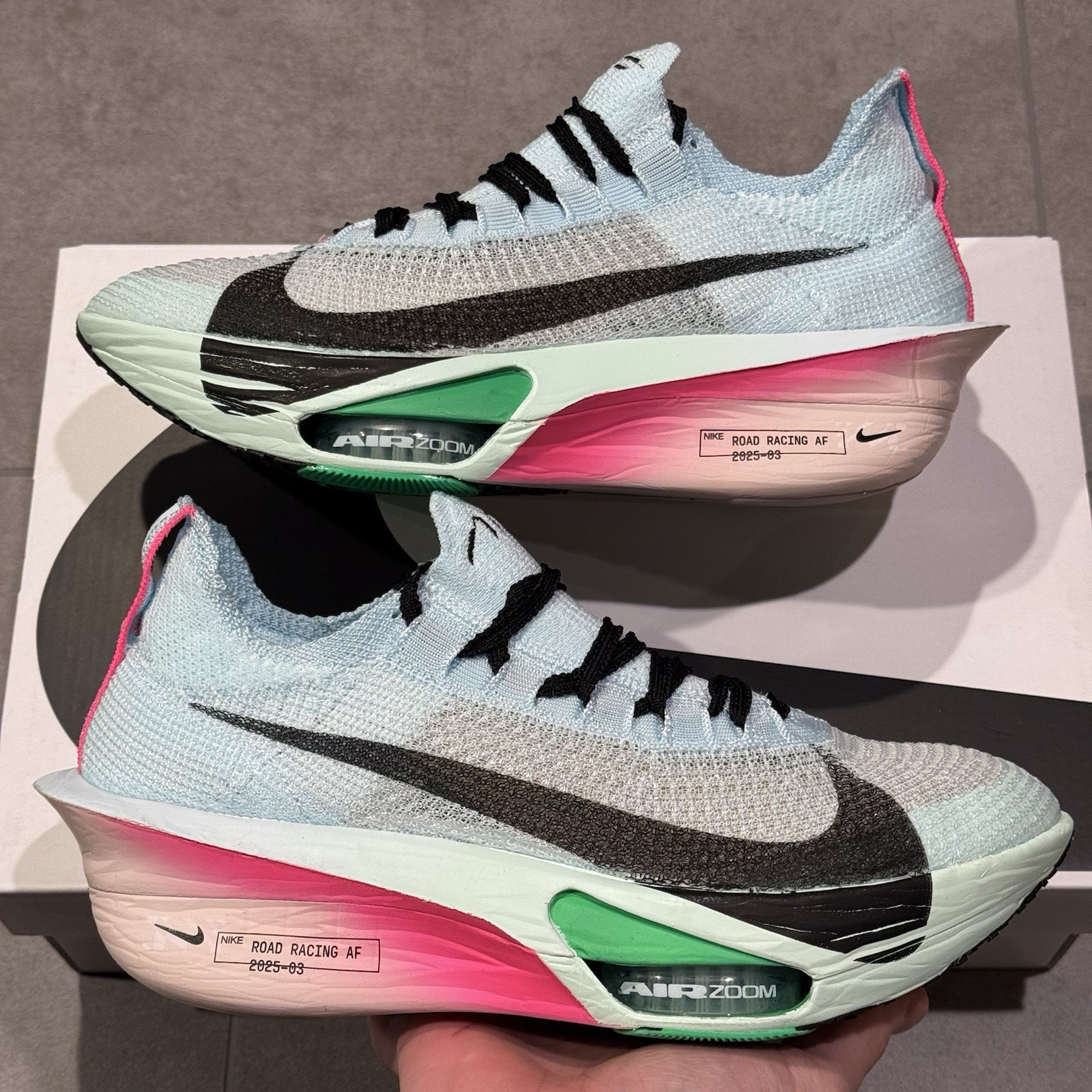 Nike Air Zoom Alphafly Next% 3 Glacier Mint | FD8315-400 | Size 8 - 9.5 W
