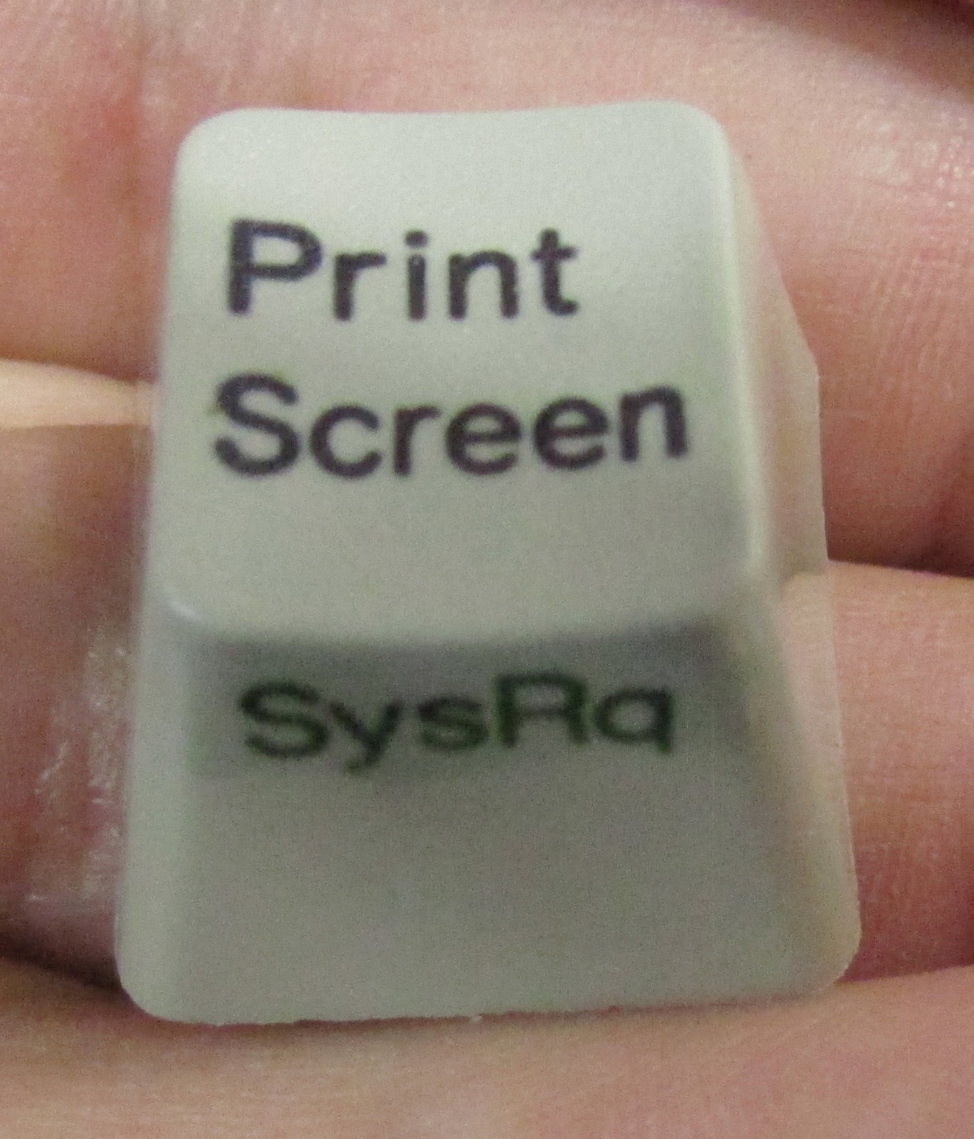 Vintage PRINT SCREEN SysRq KEY COVER for Vintage Clicky Mechanical Keyboard