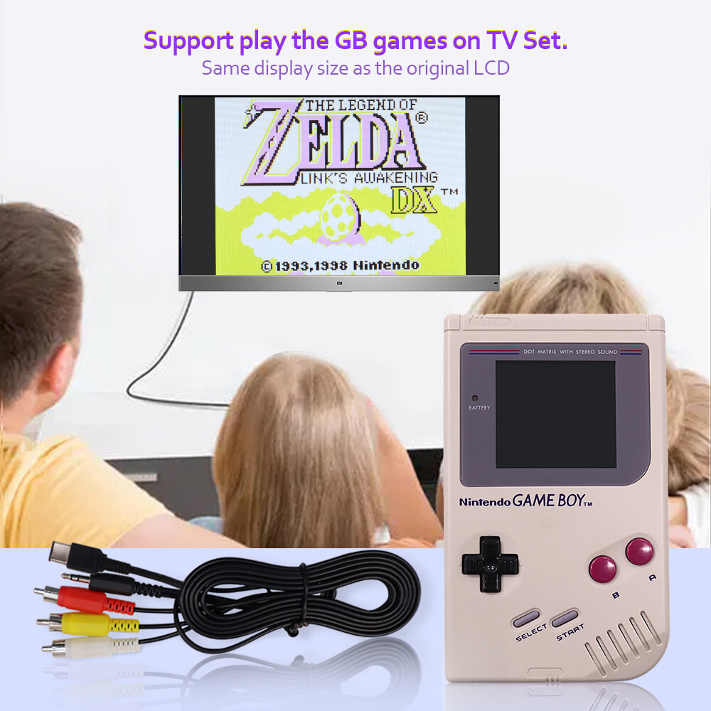 V5 TV Version OSD Menu Full Size RIPS Backlight Backlit LCD For GameBoy DMG GB
