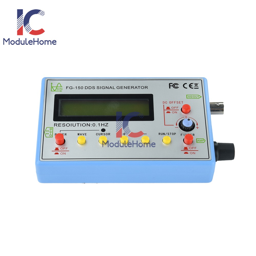 FG-150 DDS High-Precision Frequency Signal Generator with 15 Adjustable Waveform