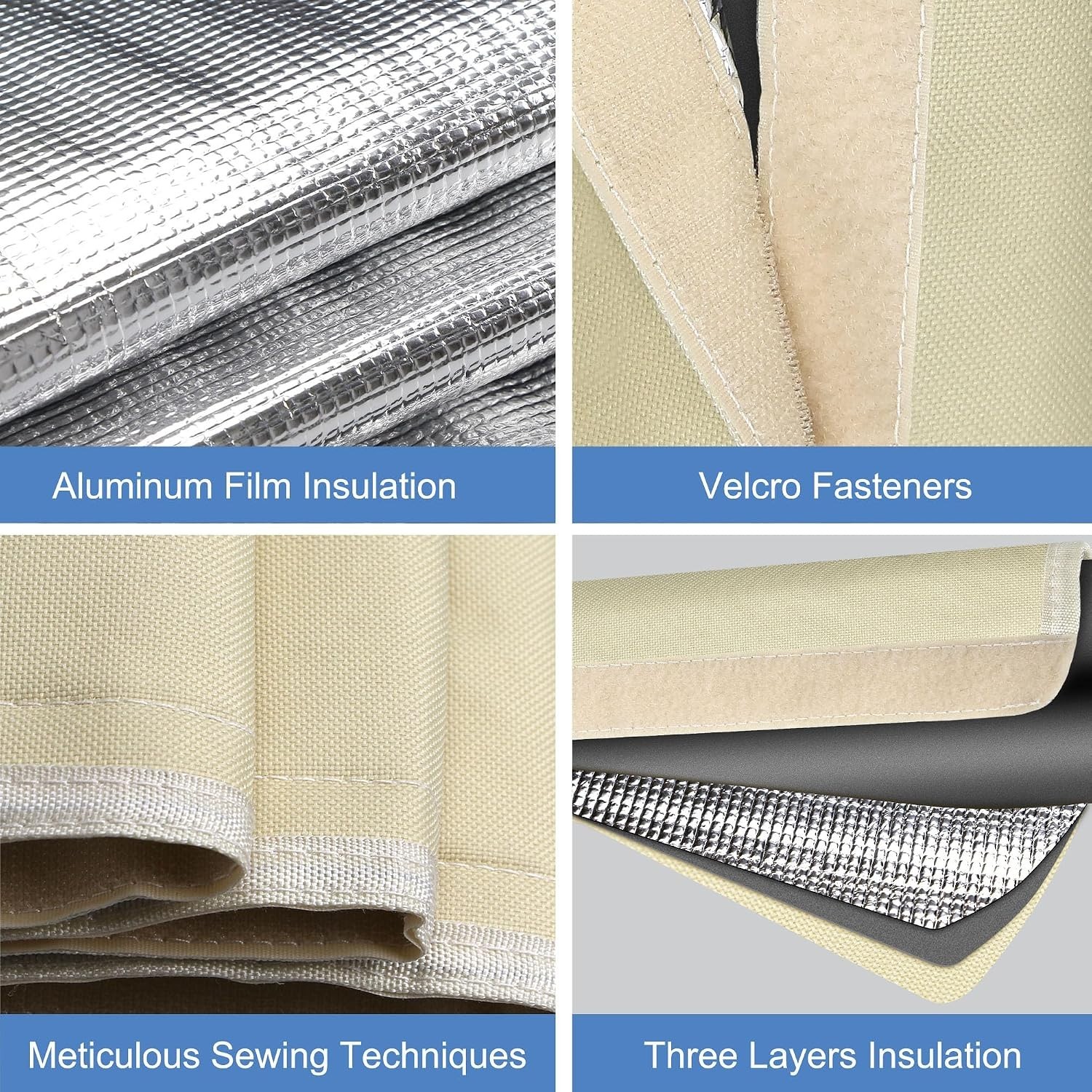 Professional-Level Khaki HVAC Pipe Insulation Sleeve, Waterproof & Durable