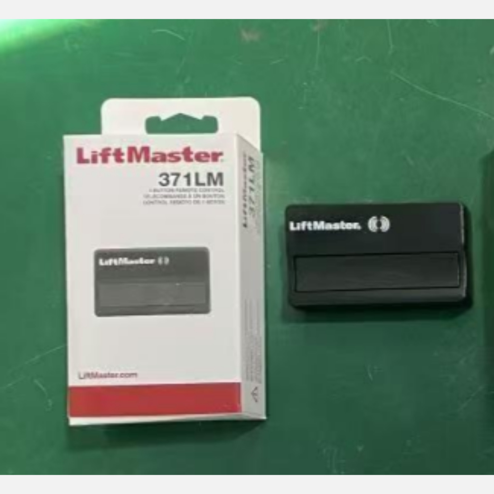 2 Pack LiftMaster 371LM 1-Button Security+ 315MHz Garage Door Remote Control