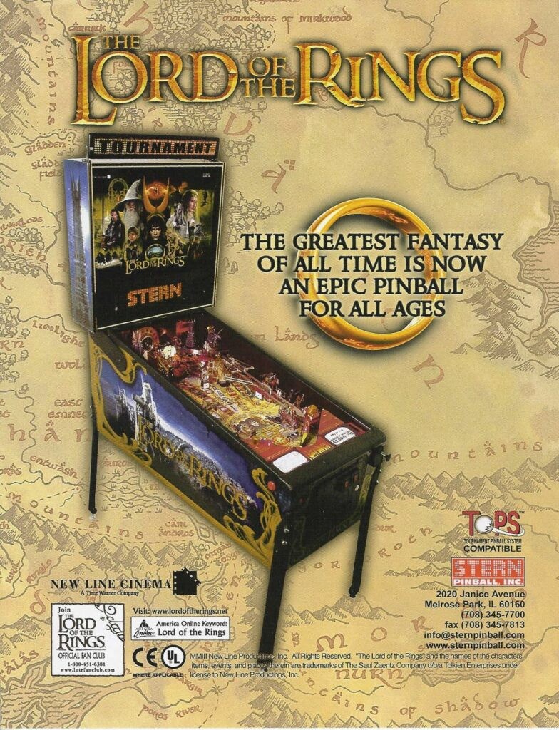 Lord Of The Rings LE (LOTR: LE) Pinball (Stern)- CPU 10.02 + PAL ROM Upgrade set