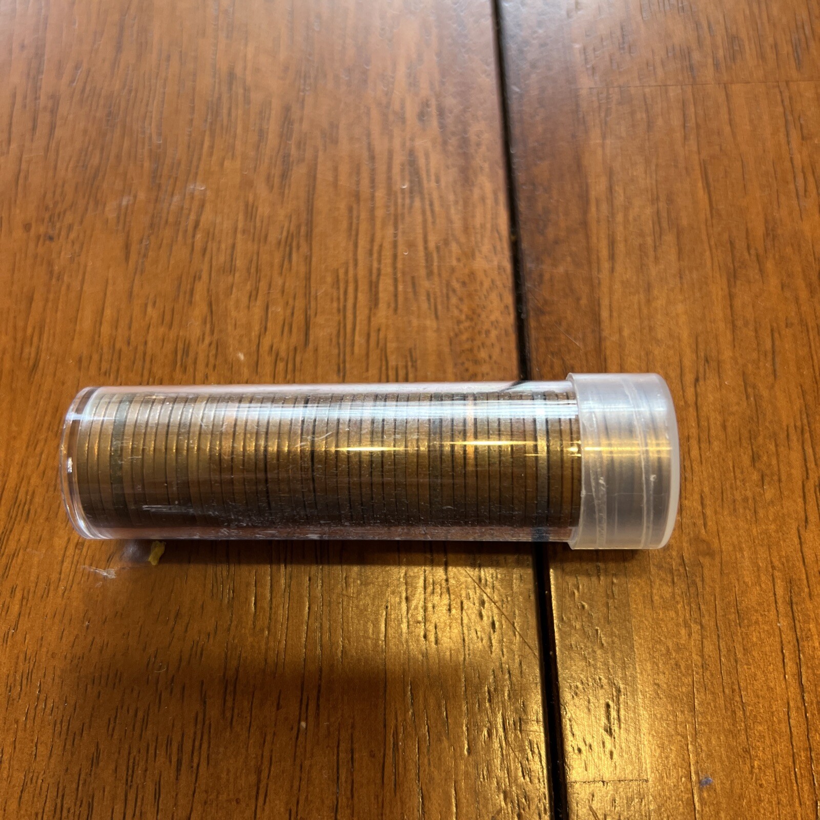 unsearched rolls of wheat cents.