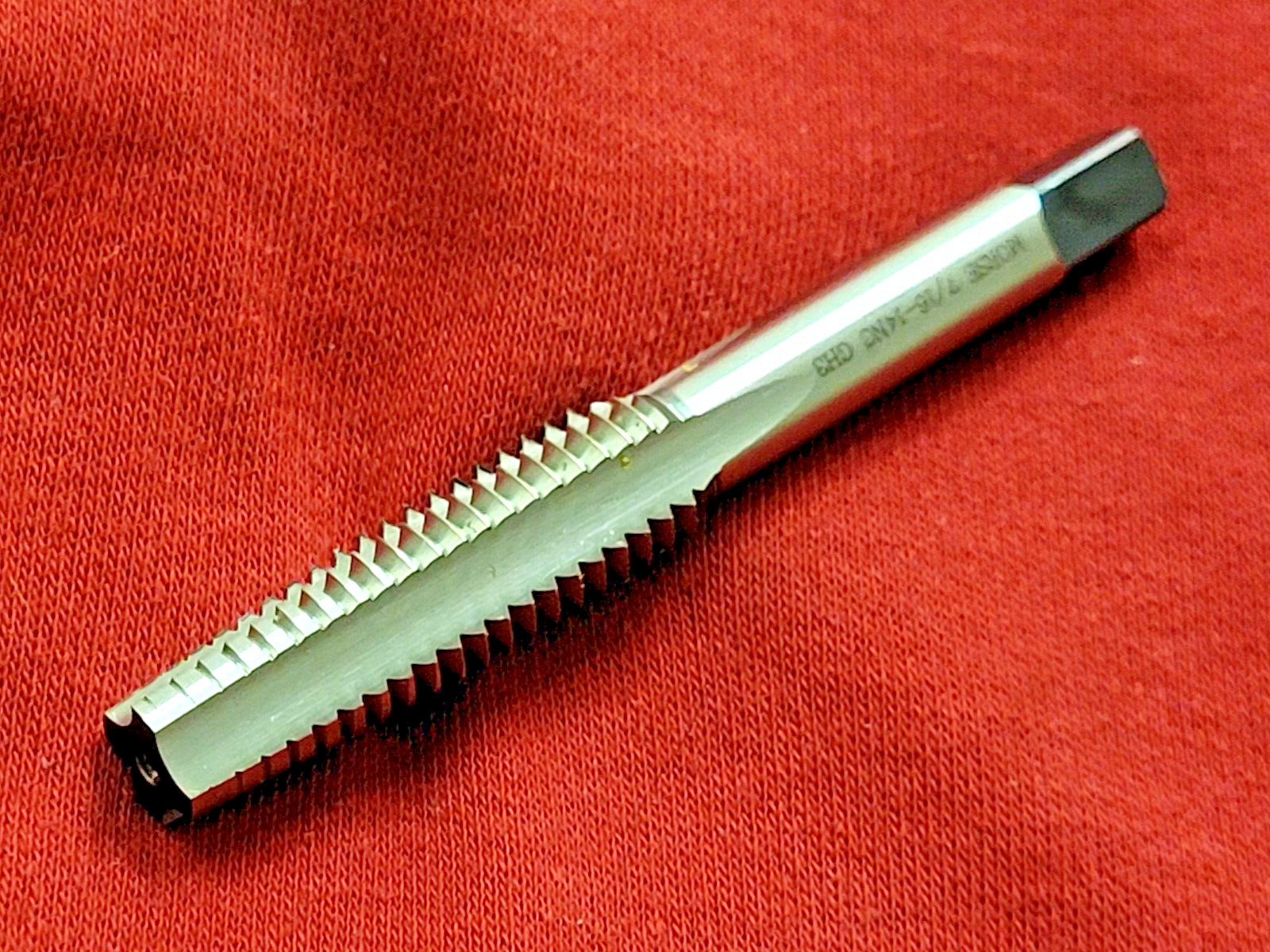 7/16-14 NC Taper Hand Tap Morse MT3732309 HSS RH 4FLute Starter GH3 USA