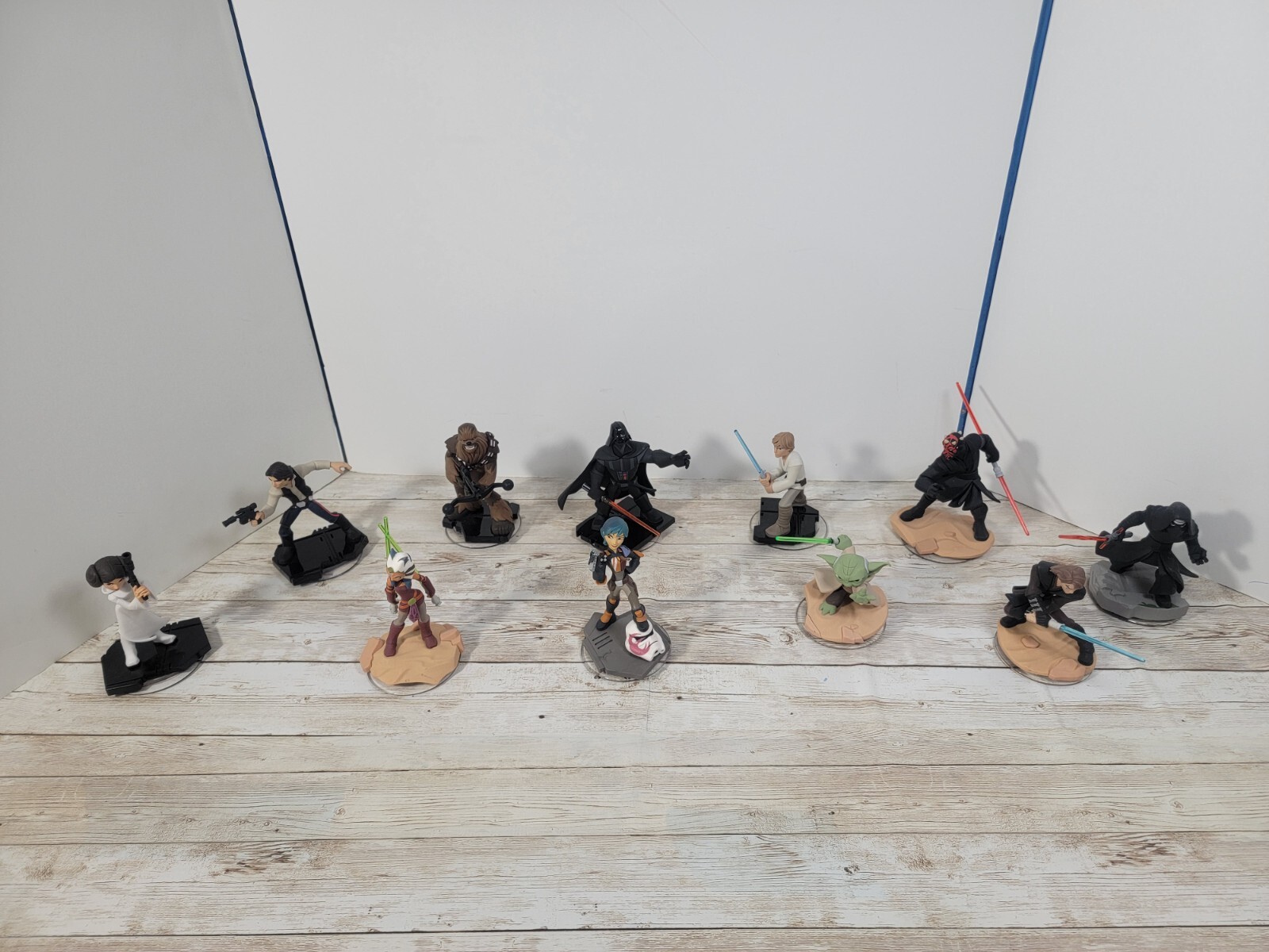 Lot of 12 Disney Infinity Figures Star Wars Sabine Wren Darth Kylo Ren Ahsoka Ta