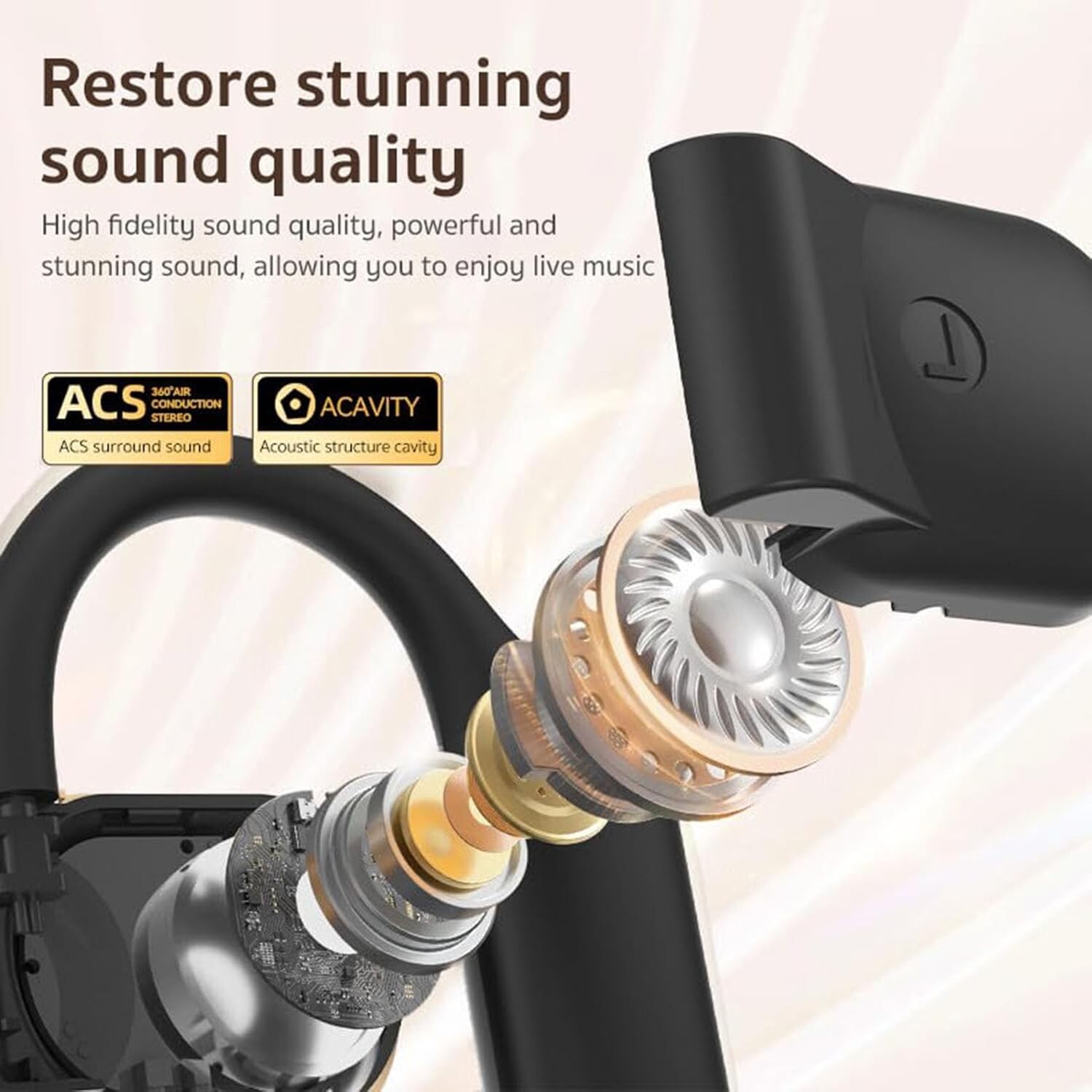 Wireless Bluetooth Over Ear Comfortable Earbuds For Google Pixel 10 9 8 7 6 5 4a