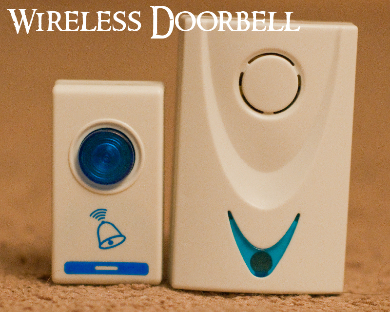 WIRELESS Doorbell Door Bell Chime Sound Dorm Room Portable Travel Ringer Remote